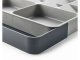 Expandable Cutlery Tray and Kitchen Drawer Organizer, Grey