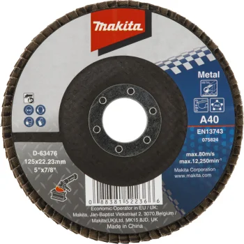 Makita Flap Disc 125 mm A40