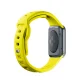 3mk Silicone Watch Strap for Apple Watch 42 / 44 / 45 / 49 mm, Yellow
