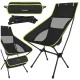 Trizand Folding Fishing Chair 41x52x86 cm, Black