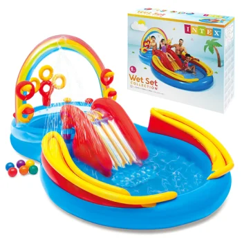 Intex Inflatable Water Play Center Rainbow 297x193x135 cm