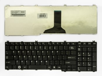 Toshiba Satellite Keyboard C650 L650 L670 L750 Replacement, US Layout, Black