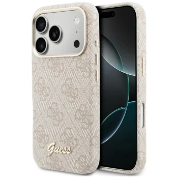 Guess 4G Script MagSafe Phone Case Cover iPhone 17 Pro - Pink