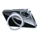 Torras Ostand Pro Case for iPhone 16 Plus, Transparent