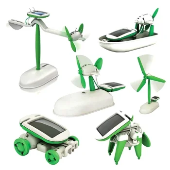 Educational 6-in-1 Solar Robot Construction Kit