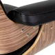 Hairdressing Chair Gabbiano Florencja Black / Walnut