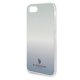 Apple iPhone 8 / 7 / SE (2020) (2022) 4.7\" US Polo Gradient Pattern Collection Case Cover (USHCI8TRDGLB), Blue