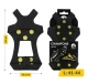 MOUNTAIN GOAT Ice Snow Traction Cleats Crampons Anti-Slip Snow Shoes Cleats for Men Women Hiking, Size L (41-44)