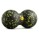 4Fizjo Double Massage Ball EPP 8 cm, Black/Yellow