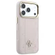 Guess Stripe Peony 4G Logo MagSafe Case for iPhone 17 / 18 Pro Max - Pink