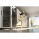 Hailo Master H80 Wooden Double Step Ladder, 2 x 4 Steps, Brown