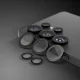 Etteri Camera Lens Protector for Samsung Galaxy S25 Ultra, Black