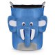 Nukido Elephant Toy Storage Basket for Kids\' Room NK-402, Blue