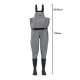 Trizand Fishing Chest Waders Size 42, Gray