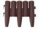 Garden Palisade Flowerbed Barrier Fence 215cm, Set of 8 Elements