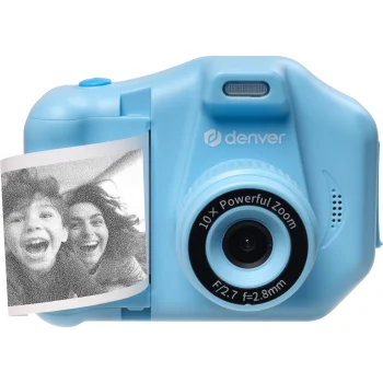 Denver KPC-1370NS kids' camera with thermal printer, blue