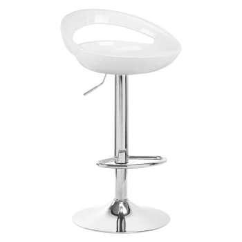 4Rico QS-B01 Bar Stool, White