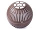 Air Humidifier and Aroma Diffuser with RGB LED Night Light, 300 ml, Dark Brown
