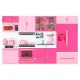 Doll Kitchen Furniture Set 4 Segments with LED and Sound, 48 cm