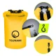 Waterproof Dry Bag TSUNAMI 30L, Yellow