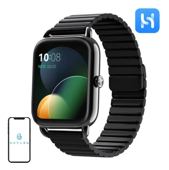 Haylou RS4 Plus Smartwatch (Black)