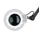 Activeshop S5 LED Magnifying Lamp with Stand, 5 Diopters, Black