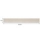 Ruhhy 21707 Drawer Organizer Separator, Set of 4 Pcs