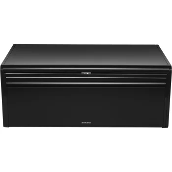 Brabantia Fall Front Bread Bin, Matt Black