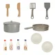 Children Kids Toy Wooden Kitchen With Accessories, 86cm