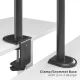 Triple Monitor Desk Mount 17-27 Inch 7kg VESA