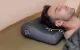 Inflatable Travel Pillow Flextail Zero Pillow Memory Foam Grey