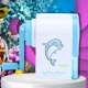 Bakalu Nicekids Mechanical Pencil Sharpener Blue Dolphin