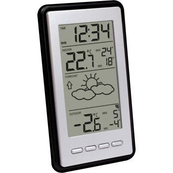 Technoline WS9130 Weather Station, Black/Silver