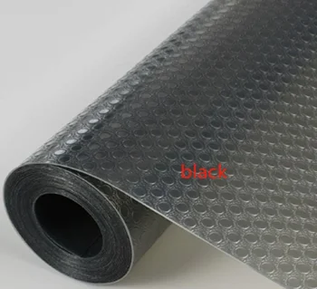 Anti-Slip Drawer and Cabinet Mat, Black/Transparent, 50x500 cm