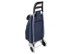 Foldable Shopping Trolley with Bag on Wheels, Blue