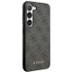 Guess 4G Metal Gold Logo Case for Samsung Galaxy S23, Grey