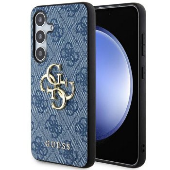 Guess 4G Big Metal Logo korpuss priekš Samsung Galaxy S24 - zils | case for blue