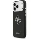 Guess Grained Big 4G Classic Logo Case for iPhone 17 Pro Max, Black