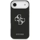 Guess Grained Big 4G Classic Logo Case for iPhone 17 Air, Black