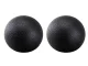 Hard Trigger Point Massage Ball for Rehab and Yoga 6.5cm, black