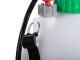 Hand pressure garden sprayer 8L with shoulder strap, green-white