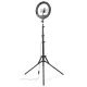 Hama SpotLight Steady 120 III LED Ring Light with Tripod for Smartphone