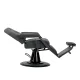 Barber Chair Gabbiano Bruno Grey with Grey Base