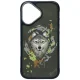 Nimmy Wilk MagSafe Case for iPhone 16, Dark Gray