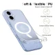 Tech-Protect FlexAir MagSafe Case for iPhone 17, Clear Glitter