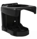 Folding car cup holder for drinks up to 7.5 cm diameter, black