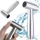 Handheld Bidet Sprayer for Toilet, Metal Shattaf with Push Button Control