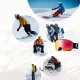 Qunature Black Kids Ski Goggles (Size M/L) - Black