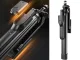 Selfie Stick with Tripod and Bluetooth Remote, 178 cm, Black
