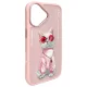 Nimmy Glasses Cool Cat Case for iPhone 16, Pink